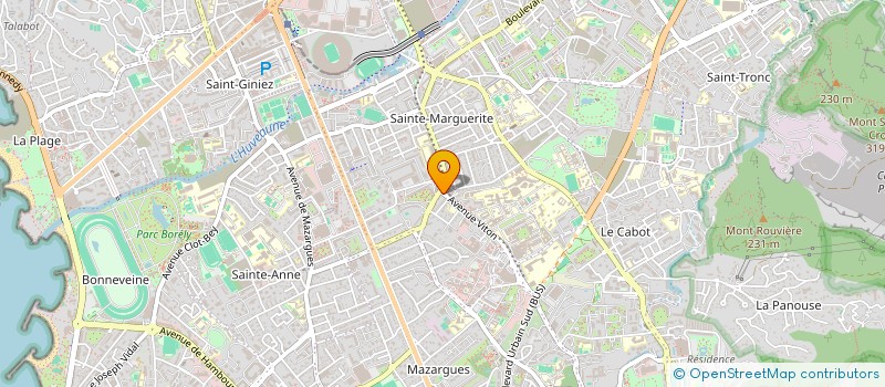 localisation de l'entreprise MADAME YVONNE DARINI à MARSEILLE
