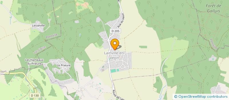 localisation de l'entreprise MADAME YVONNE DE VREESE  LAINVILLE-EN-VEXIN