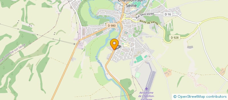 localisation de l'entreprise MADAME YVONNE DELAIRE  CHATILLON-SUR-SEINE