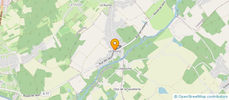 localisation de l'entreprise MADAME YVONNE DEROUET  CANDE-SUR-BEUVRON