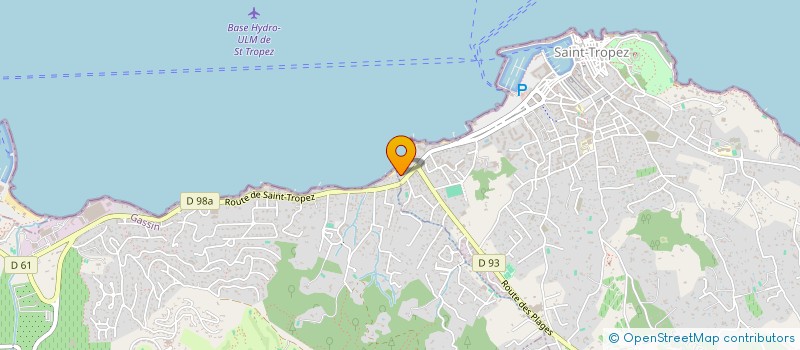 localisation de l'entreprise MADAME YVONNE DEVIENNE  SAINT-TROPEZ