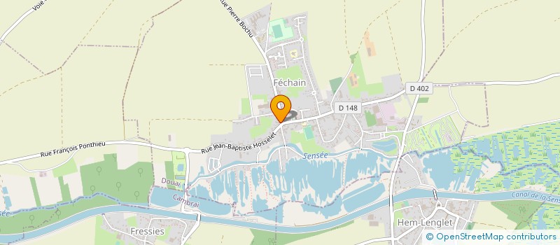 localisation de l'entreprise MADAME YVONNE DUFRESNE  FECHAIN