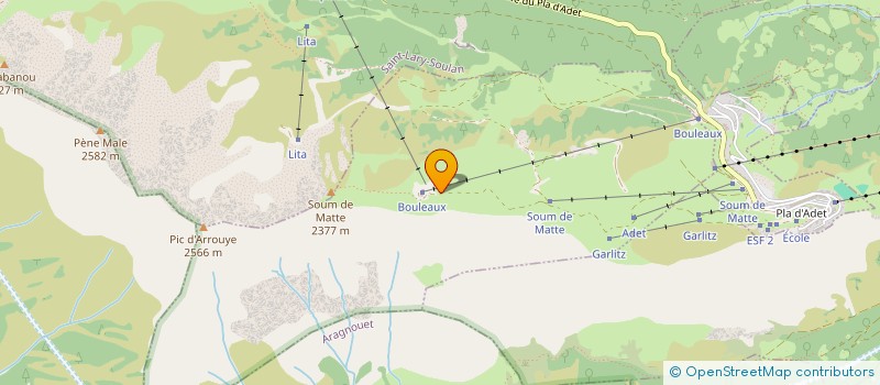 localisation de l'entreprise MADAME YVONNE DUPUY  ARAGNOUET