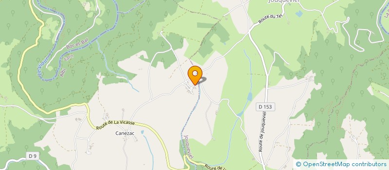 localisation de l'entreprise MADAME YVONNE DURAND  JOUQUEVIEL