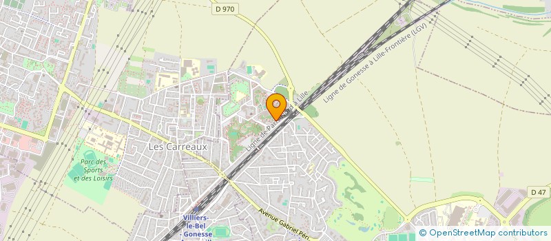 localisation de l'entreprise MADAME YVONNE EBONDJI NGANDO à GONESSE