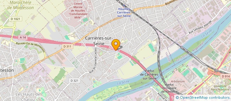 localisation de l'entreprise MADAME YVONNE ESTEVE à CARRIERES-SUR-SEINE