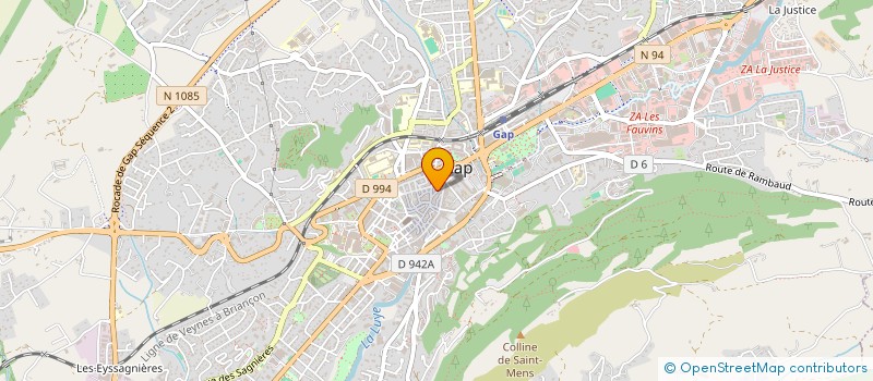 localisation de l'entreprise MADAME YVONNE EYNAUD  GAP