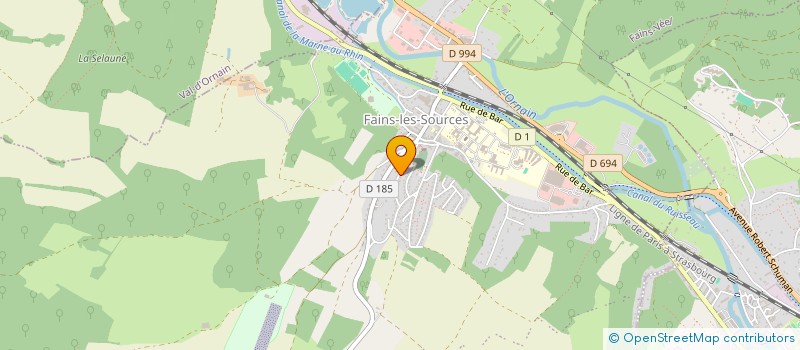 localisation de l'entreprise MADAME YVONNE FLAMAIN à VAL D'ORNAIN