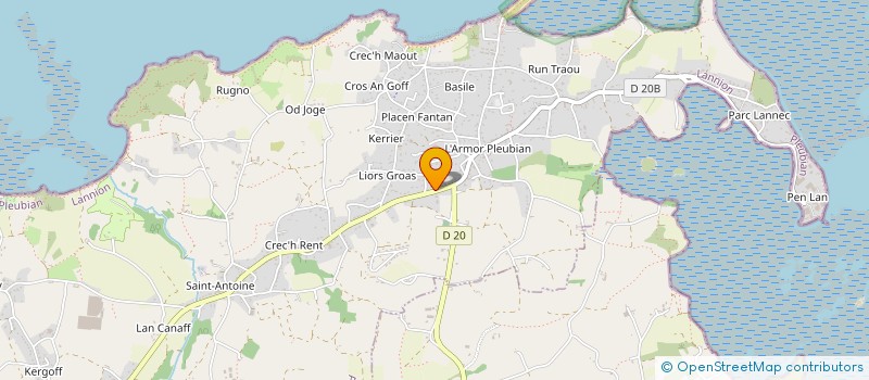 localisation de l'entreprise MADAME YVONNE FLOURY  PLEUBIAN