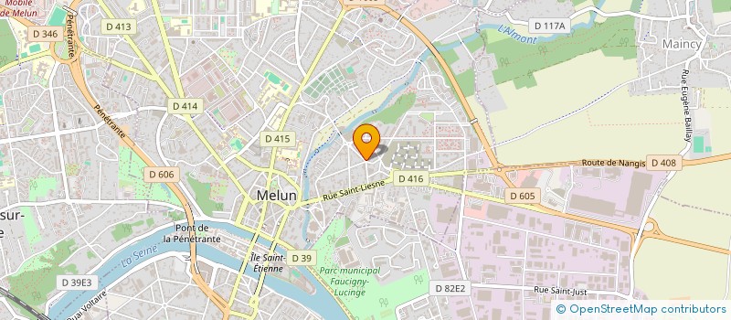 localisation de l'entreprise MADAME YVONNE FRASCOLI  MELUN