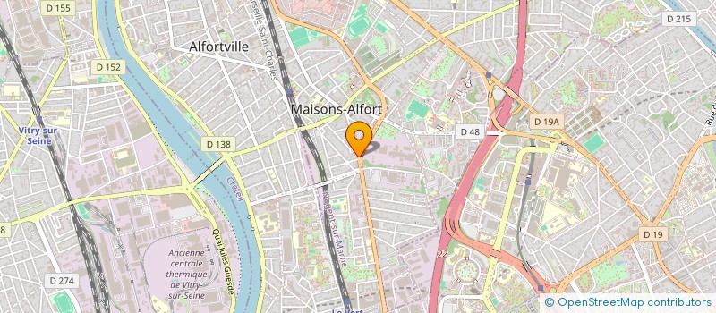 localisation de l'entreprise MADAME YVONNE GARRELOU à MAISONS-ALFORT