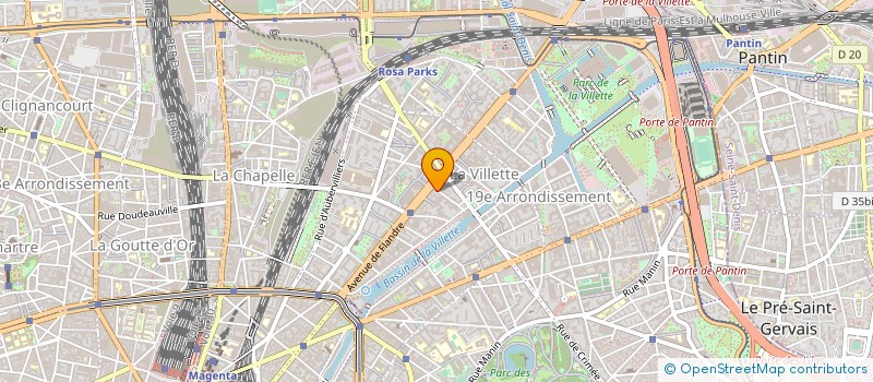 localisation de l'entreprise MADAME YVONNE GAUDRY  PARIS