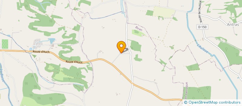 localisation de l'entreprise MADAME YVONNE GEORGET  ORDAN-LARROQUE