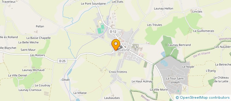 localisation de l'entreprise MADAME YVONNE GERNIGON à PLOUASNE