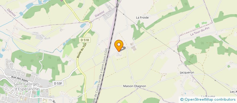 localisation de l'entreprise MADAME YVONNE GIMARD à SAINT-GEORGES-D'ESPERANCHE