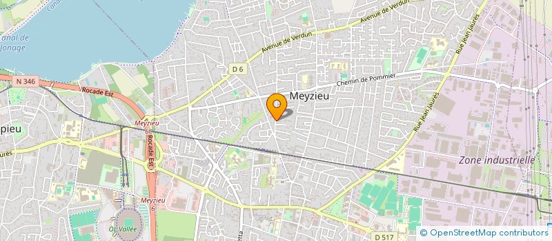 localisation de l'entreprise MADAME YVONNE GIRARD à MEYZIEU