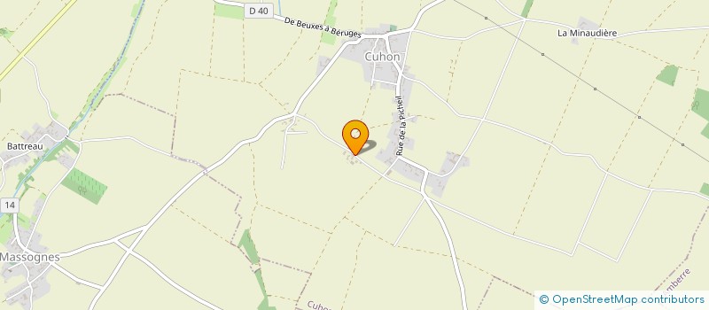 localisation de l'entreprise MADAME YVONNE GORIN  CUHON