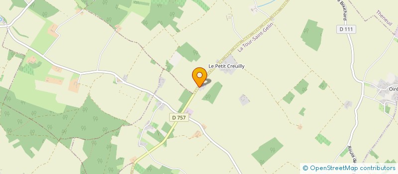 localisation de l'entreprise MADAME YVONNE GUERIN  LA TOUR-SAINT-GELIN