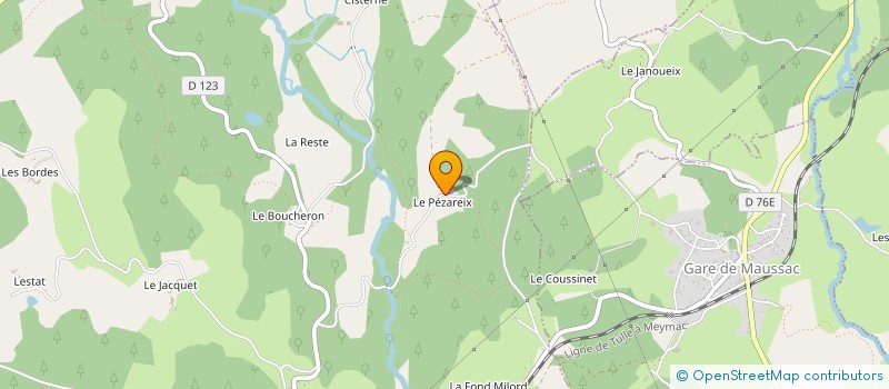 localisation de l'entreprise MADAME YVONNE GUIAVARCH  DAVIGNAC