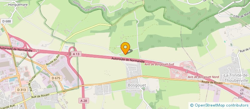 localisation de l'entreprise MADAME YVONNE GUILLEMIN  BOSGOUET