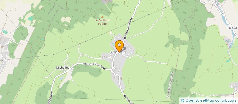 localisation de l'entreprise MADAME YVONNE GUMIN  ANNOISIN-CHATELANS