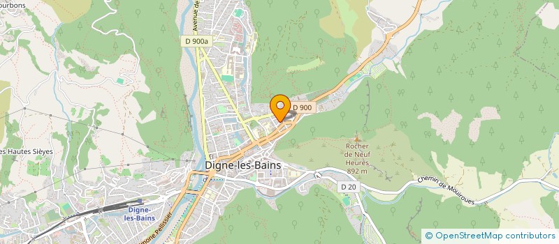 localisation de l'entreprise MADAME YVONNE HENRY à DIGNE-LES-BAINS