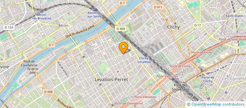 localisation de l'entreprise MADAME YVONNE HERBET à LEVALLOIS-PERRET
