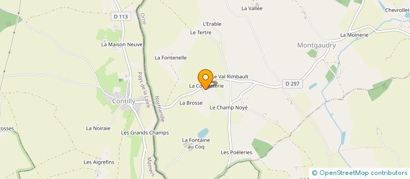 localisation de l'entreprise MADAME YVONNE HERMENAULT à MONTGAUDRY