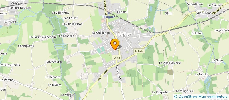 localisation de l'entreprise MADAME YVONNE HESLOT-GUILLOT  MINIAC-MORVAN