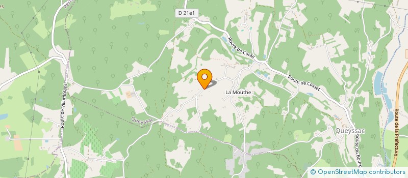 localisation de l'entreprise MADAME YVONNE HOOGERS à QUEYSSAC