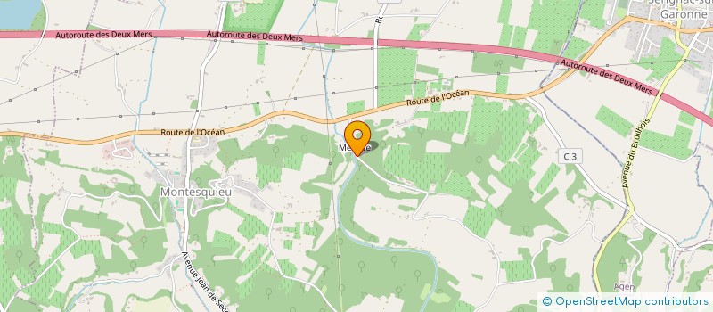 localisation de l'entreprise MADAME YVONNE HORNEZ  BRUCH