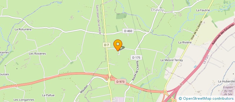 localisation de l'entreprise MADAME YVONNE JANOT  PONTS