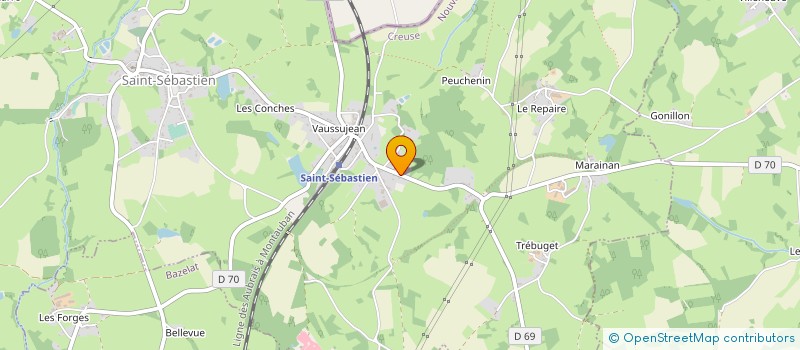 localisation de l'entreprise MADAME YVONNE JOUANNEAU à SAINT-SEBASTIEN
