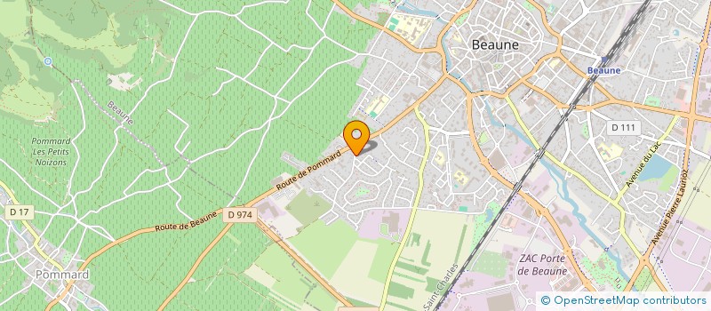 localisation de l'entreprise MADAME YVONNE KAYSER à BEAUNE