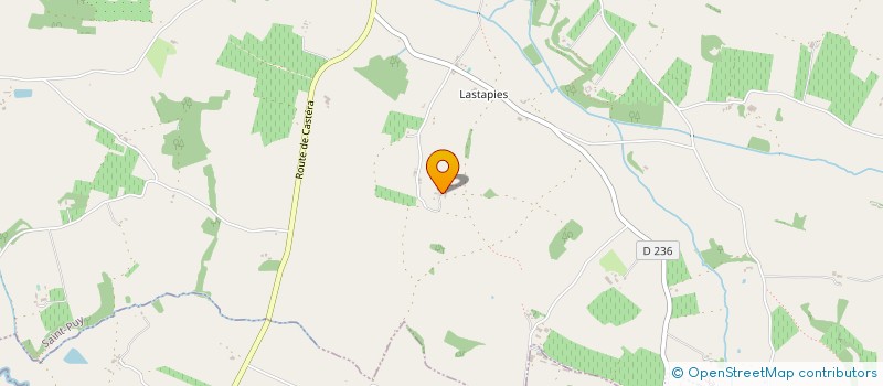 localisation de l'entreprise MADAME YVONNE LADEVEZE  SAINT-PUY