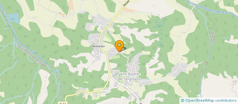 localisation de l'entreprise MADAME YVONNE LAFITTE  SAINT-MARTIN-DE-SEIGNANX