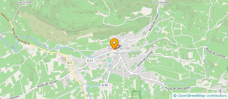 localisation de l'entreprise MADAME YVONNE LAFORET  BEAUMES-DE-VENISE