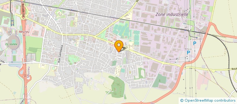 localisation de l'entreprise MADAME YVONNE LAGER  MEYZIEU