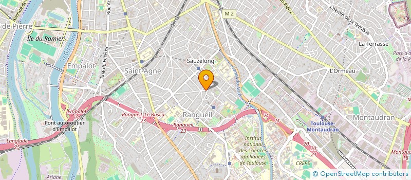 localisation de l'entreprise MADAME YVONNE LANGE à TOULOUSE