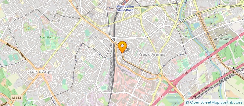 localisation de l'entreprise MADAME YVONNE LE BEC à MONTPELLIER