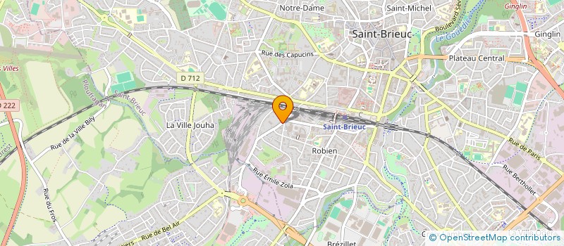 localisation de l'entreprise MADAME YVONNE LE ROLLAND à SAINT-BRIEUC