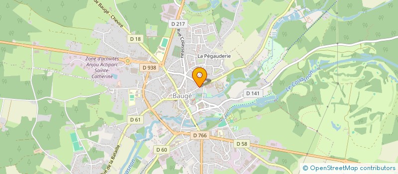 localisation de l'entreprise MADAME YVONNE LE TEIXIER à BAUGE-EN-ANJOU