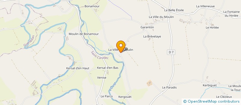 localisation de l'entreprise MADAME YVONNE LEAUTE à TREVE