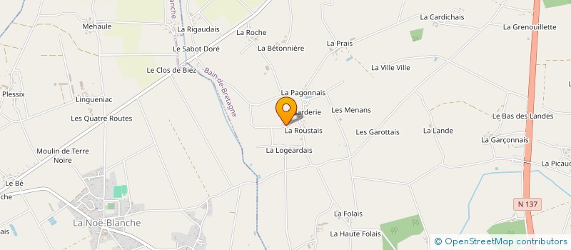 localisation de l'entreprise MADAME YVONNE LECOQ à BAIN-DE-BRETAGNE