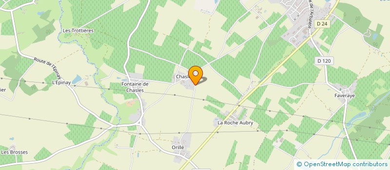 localisation de l'entreprise MADAME YVONNE LECUIT à BELLEVIGNE-EN-LAYON