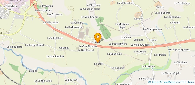 localisation de l'entreprise MADAME YVONNE LEGAULT à MONTAUBAN-DE-BRETAGNE