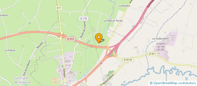 localisation de l'entreprise MADAME YVONNE LEMONNIER  SAINT-JEAN-DE-LA-HAIZE