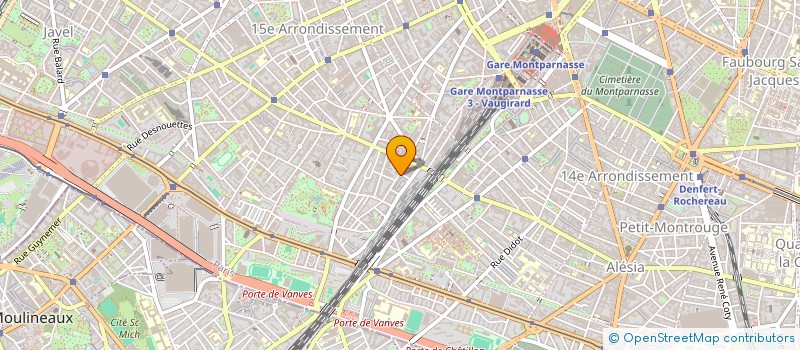 localisation de l'entreprise MADAME YVONNE LEPINAY à PARIS