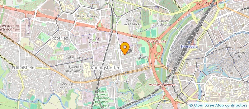 localisation de l'entreprise MADAME YVONNE LEUKO CHIBOSSO  STRASBOURG