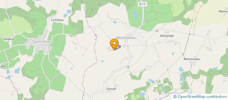 localisation de l'entreprise MADAME YVONNE LHOMOND  SAINT-VIVIEN